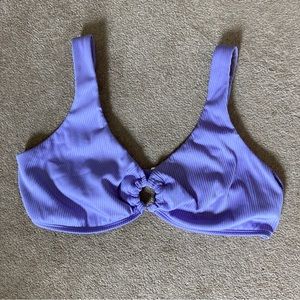 purple O-ring bikini top